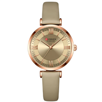 CURREN 9079 BEIGE EN CUERO DAMA