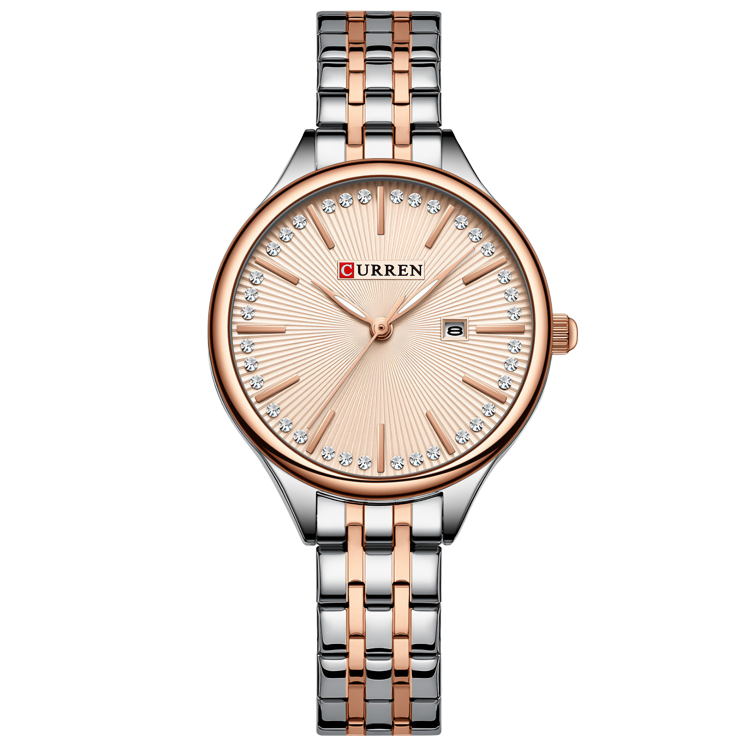 CURREN 9099 PLATA BEIGE DAMA