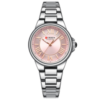 CURREN 9091 PLATEADO ROSA DAMA