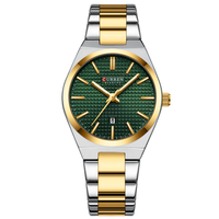 CURREN 8439 BICOLOR FONDO VERDE DAMA