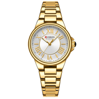 CURREN 9091 DORADO PLATEADO DAMA