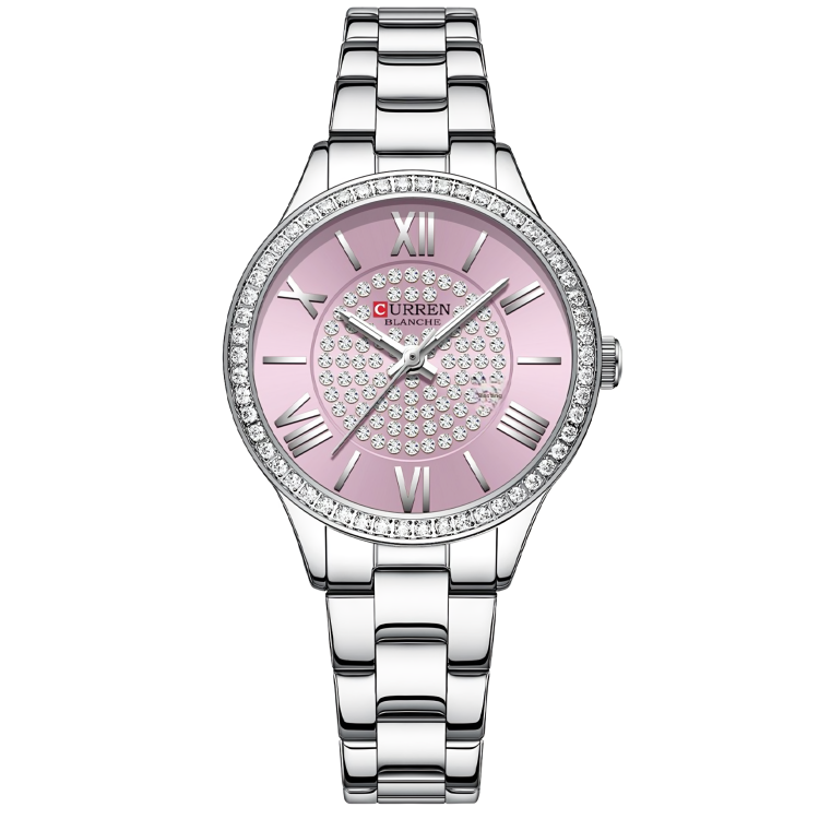 CURREN 9084 PLATA ROSA DAMA
