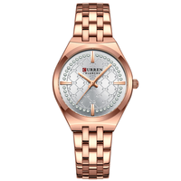 CURREN 9096 ORO PLATEADO DAMA