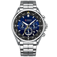 CURREN 8399 PLATA AZUL