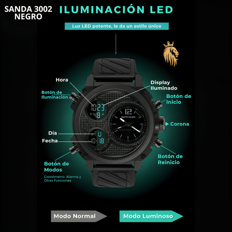 SANDA 3002 NEGRO