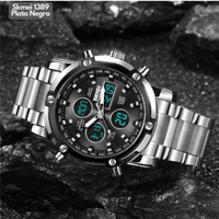 SKMEI 1389 PLATA GRIS
