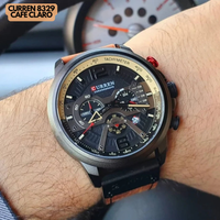 CURREN 8329 EN CUERO CAFE CLARO