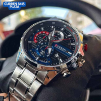 CURREN 8415 PLATEADO