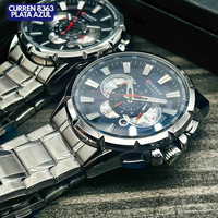 Curren 8363 Plata Azul