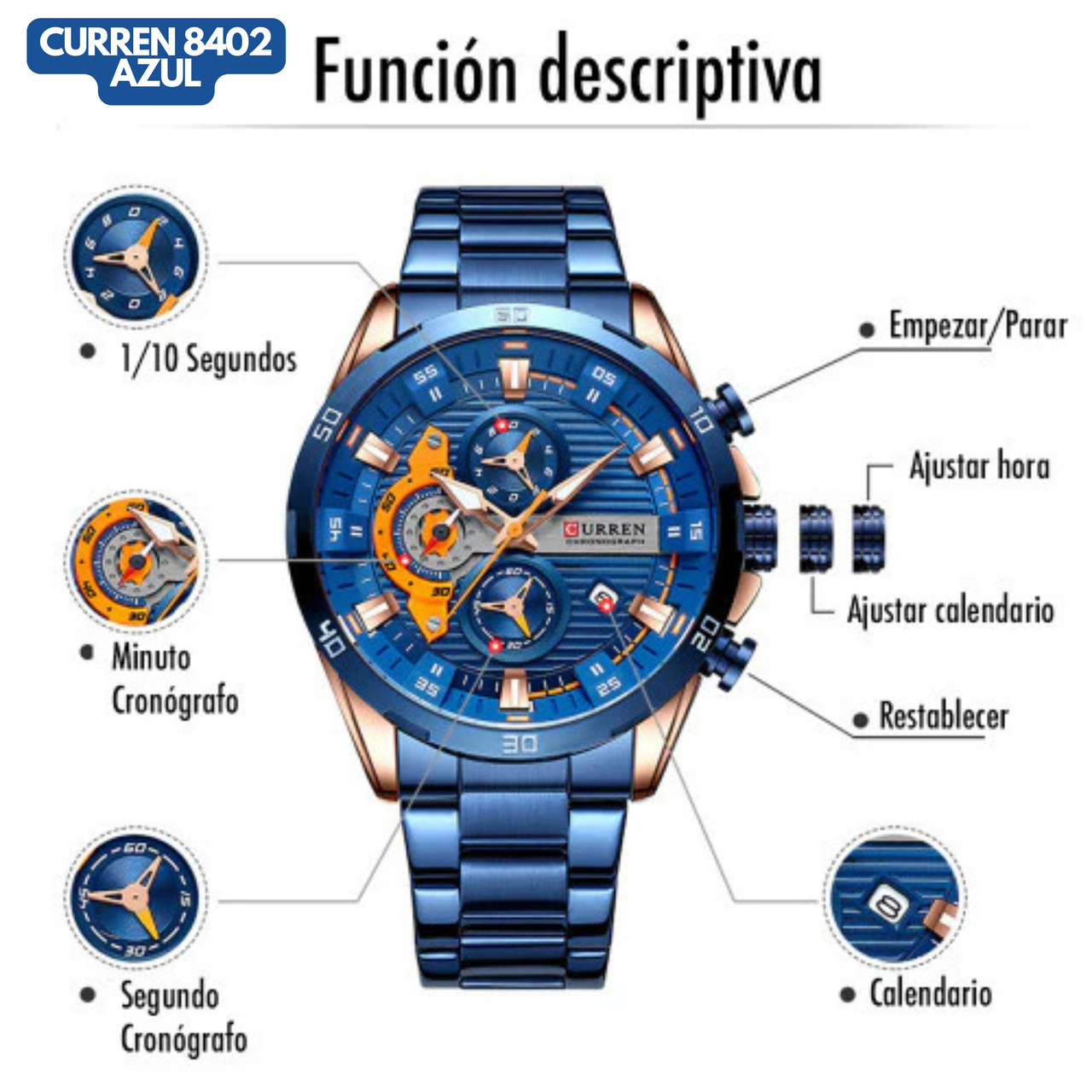 CURREN 8402 AZUL