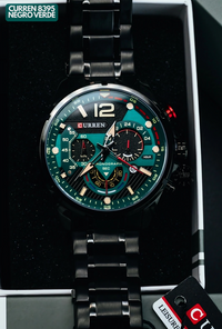 CURREN 8395 NEGRO/VERDE