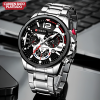 CURREN 8395 PLATEADO