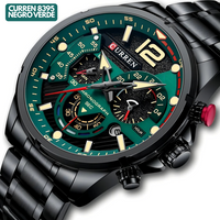 CURREN 8395 NEGRO/VERDE