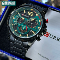 CURREN 8395 NEGRO/VERDE