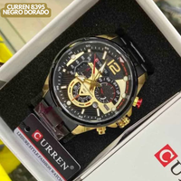CURREN 8395 NEGRO DORADO