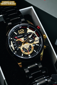 CURREN 8395 NEGRO DORADO