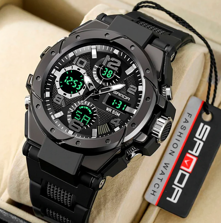 COMBO CURREN 8291 CAFE + SANDA 6008 NEGRO
