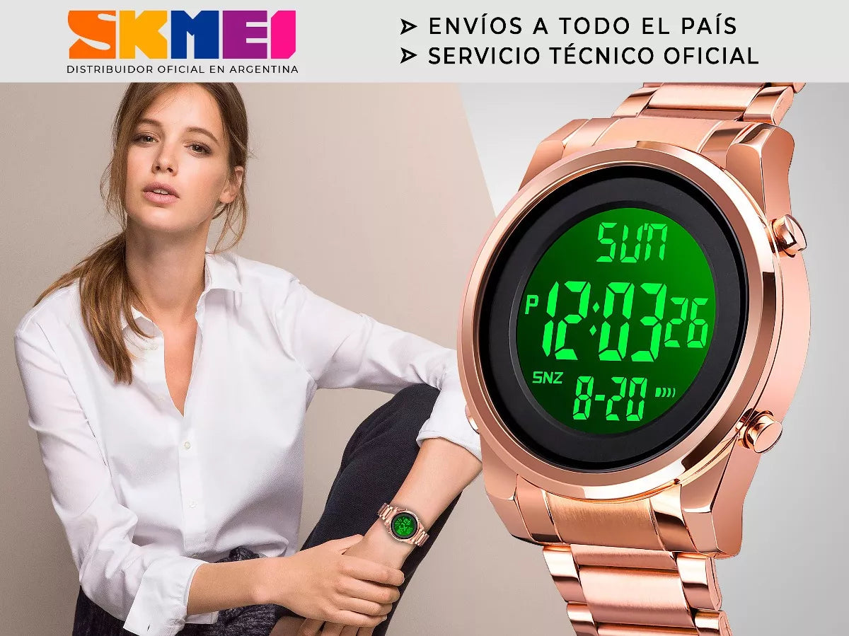 SKMEI 1611 DAMA ORO ROSA