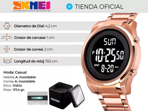 SKMEI 1611 DAMA ORO ROSA