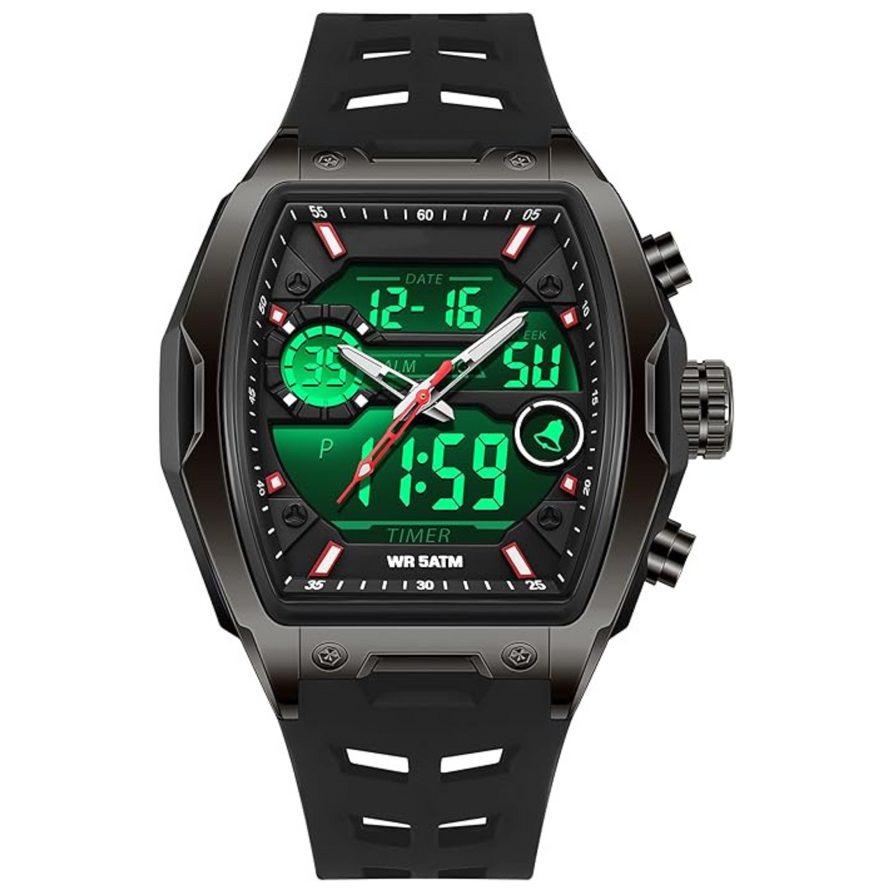 SANDA 6235 NEGRO DOBLE HORA