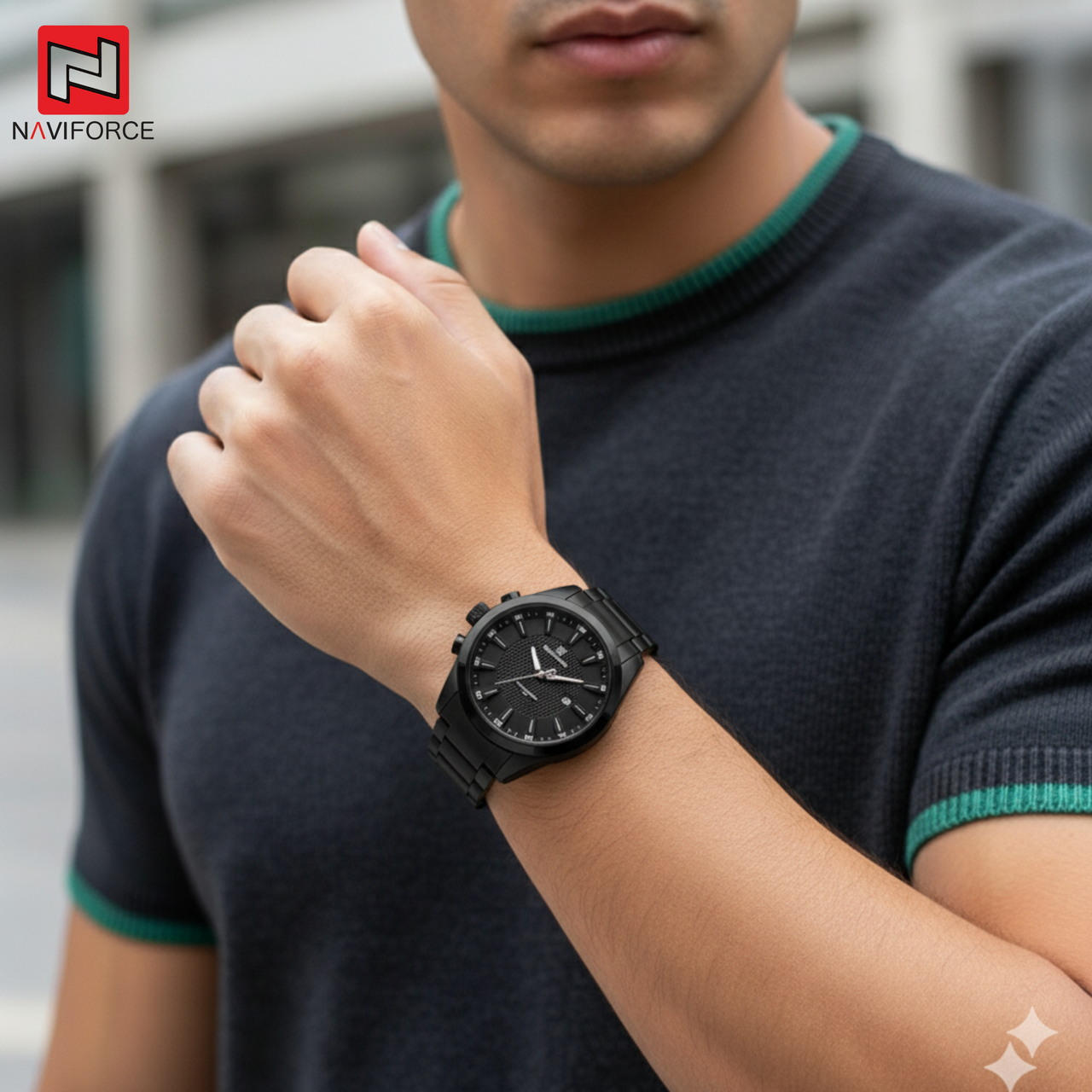 NAVIFORCE 8032 NEGRO