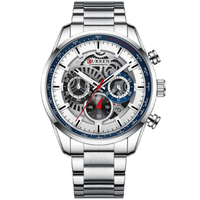 CURREN 8391 PLATEADO