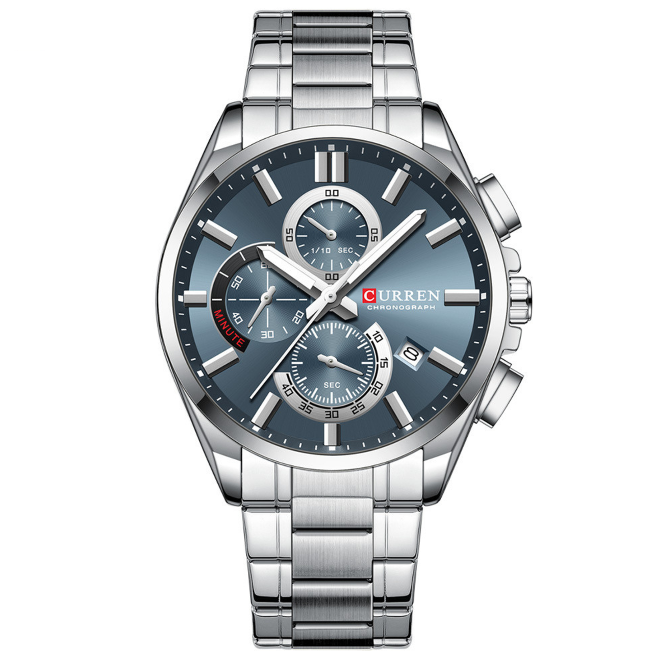 CURREN 8475 PLATA AZUL