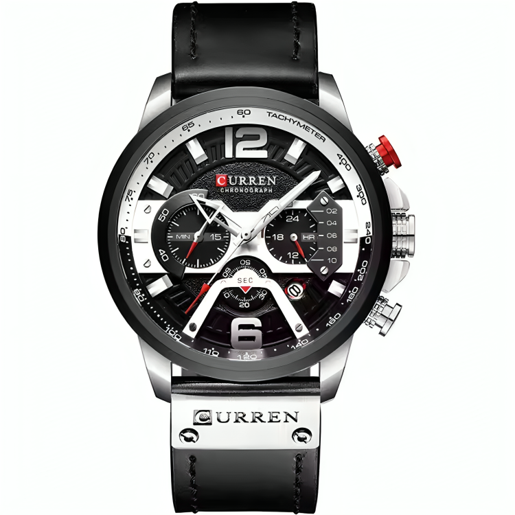 CURREN 8329 NEGRO/PLATA