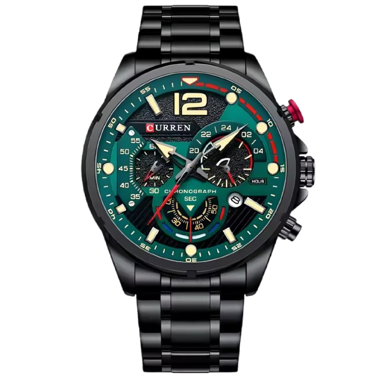 CURREN 8395 NEGRO/VERDE