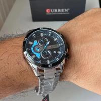 Thumbnail for COMBO CURREN 8402 PLATA + SKMEI 8382 NEGRO