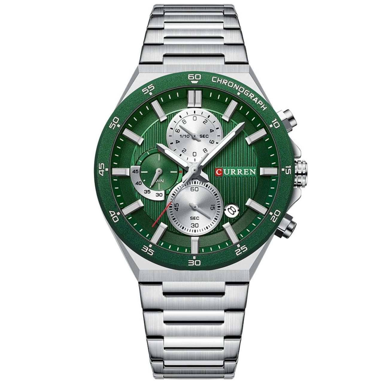 CURREN 8481 PLATA VERDE