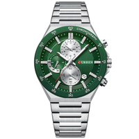 CURREN 8481 PLATA VERDE