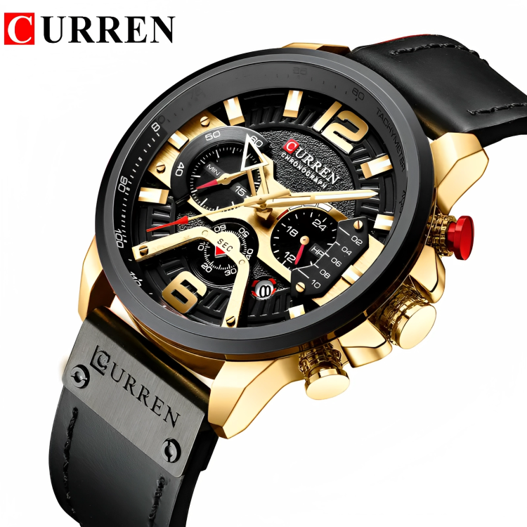 CURREN 8329 NEGRO/DORADO