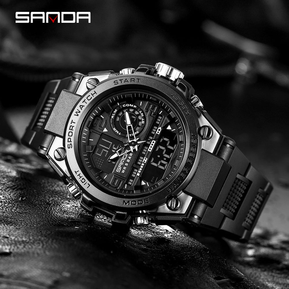 SANDA SPORWATCH NEGRO