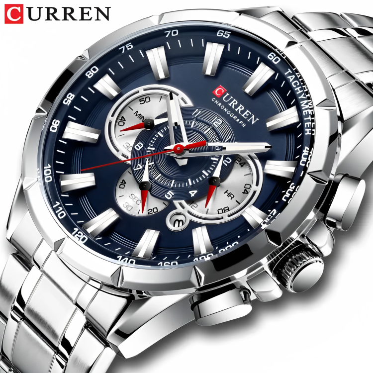 CURREN 8363 PLATA/AZUL