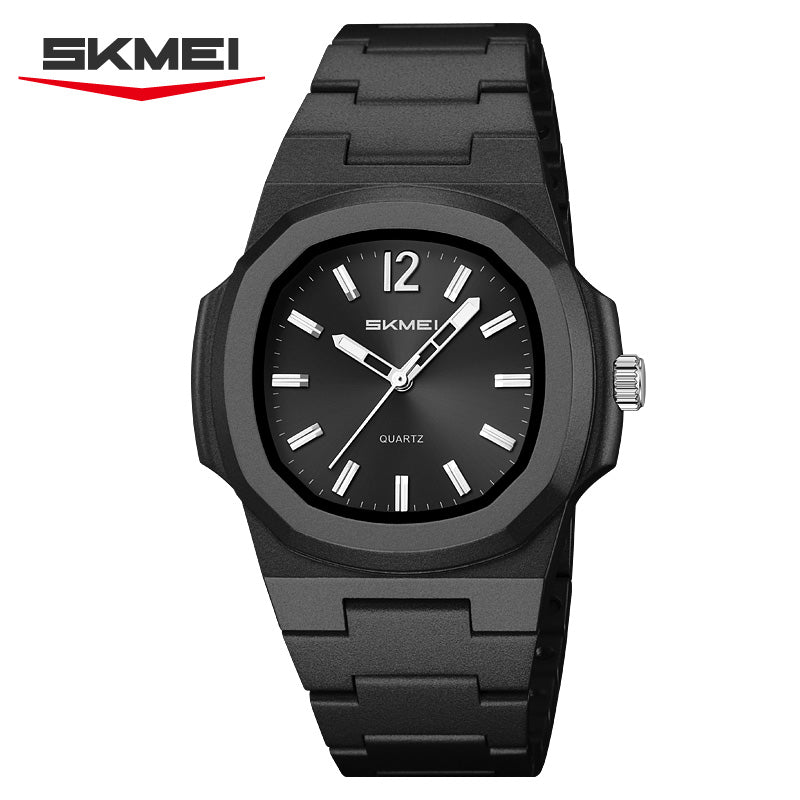 COMBO CURREN 8402 PLATA + SKMEI 8382 NEGRO