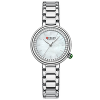 CURREN 9089 PLATA BLANCO DAMA