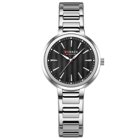 CURREN 9109 PLATA NEGRO DAMA
