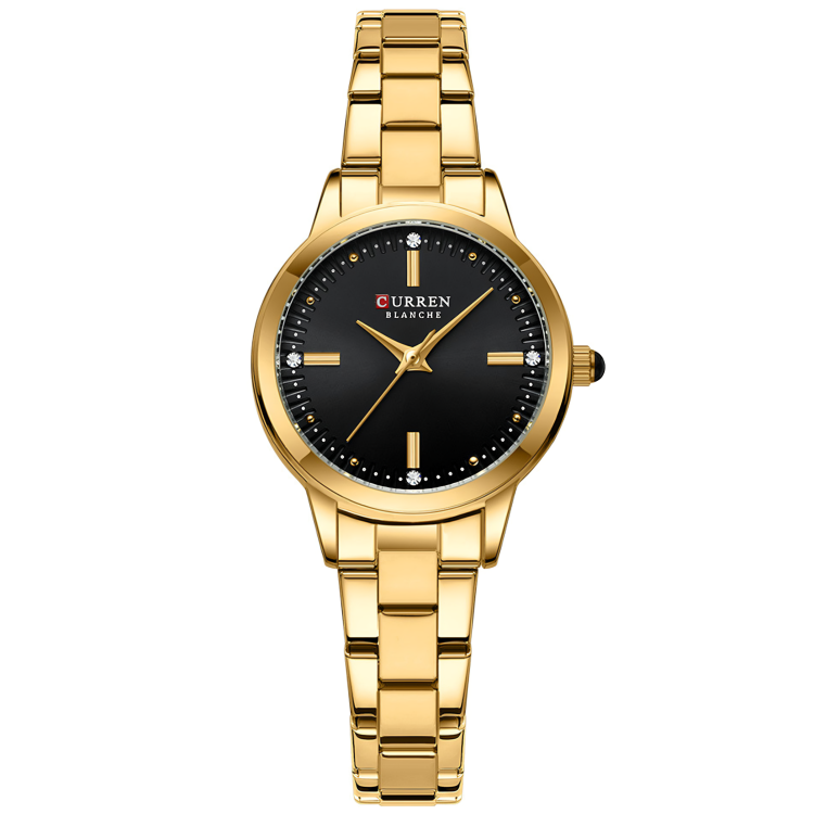 CURREN 9094 DORADO NEGRO DAMA