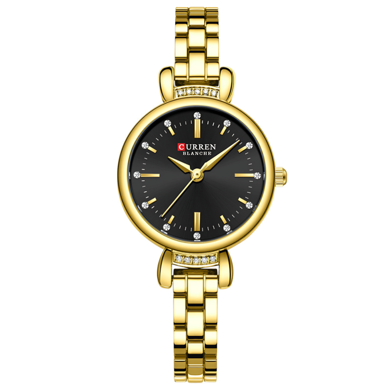 CURREN 9098 DORADO NEGRO DAMA