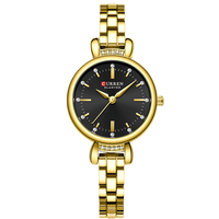 CURREN 9098 DORADO NEGRO DAMA