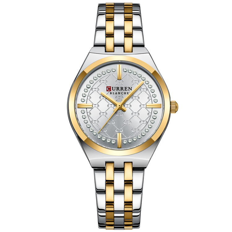 CURREN 9096 BICOLOR BLANCO DAMA